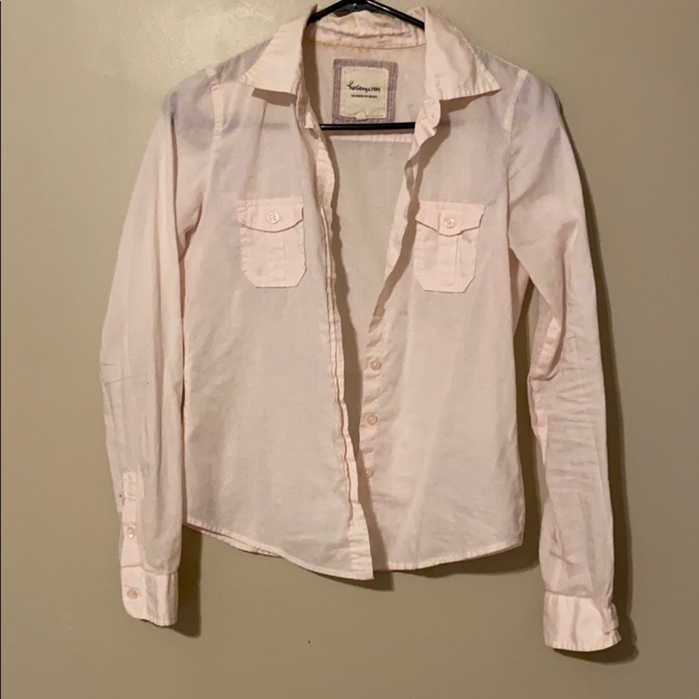 Pink long sleeved shirt